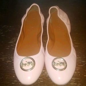 Coach Size 11 Pink Ballet Flats